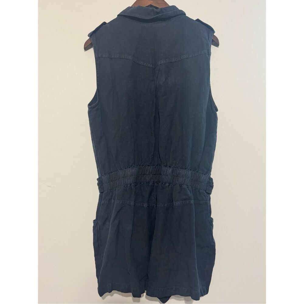 Young Fabulous & Broke Hudson Romper YFB Women Sz Large Linen Rayon Jumper - Picture 7 of 12